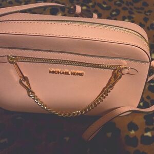 Michael Kors pink crossbody bag